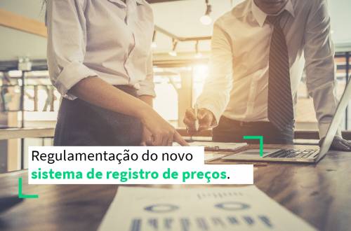 Regulamentação do novo sistema de registro de preços